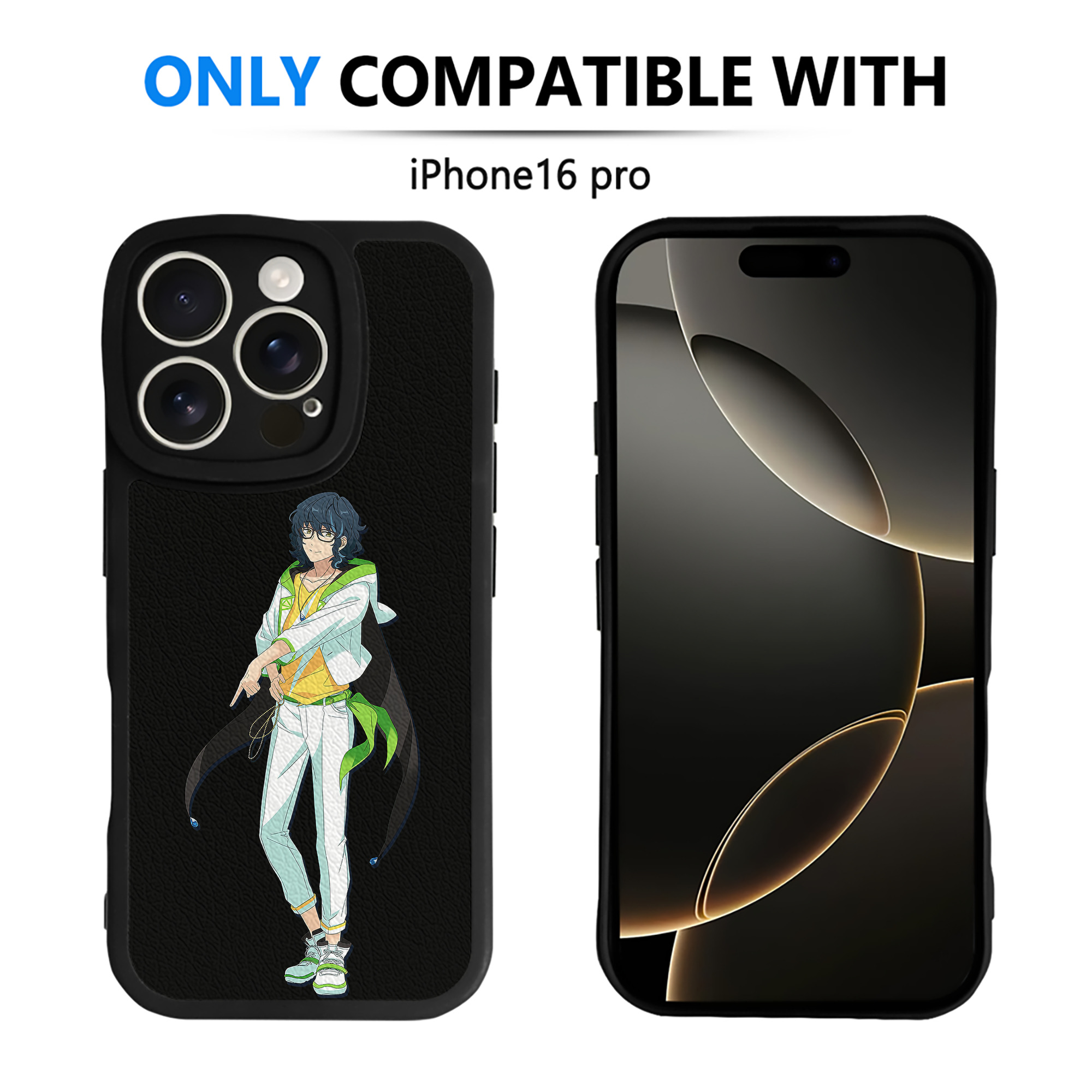 （画像用） あんさんぶるスターズ! Ensemble Stars 【iPhone 16シリーズ対応】シリコンスマホケース（レザー調） 材質：シリコン